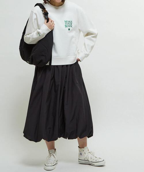 「CONVERSE TOKYO」 スウェットカットソー FREE パープル レディース_画像3
