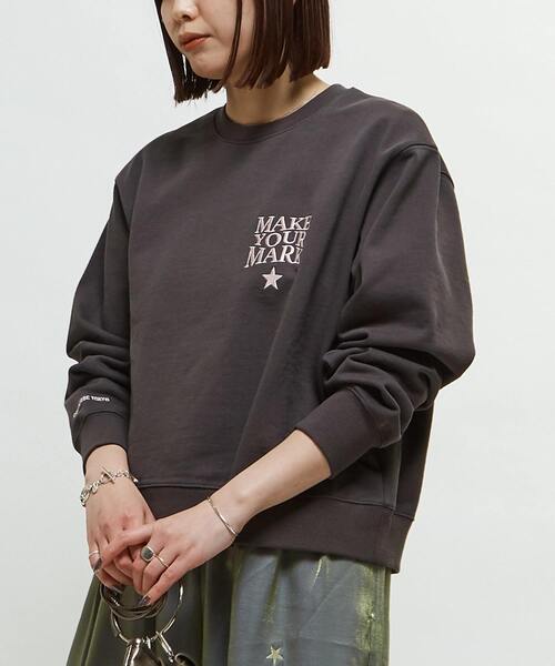 「CONVERSE TOKYO」 スウェットカットソー FREE パープル レディース_画像5