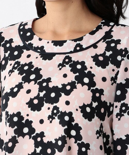 「TO BE CHIC」 長袖ワンピース 40 ホワイト レディース_画像3