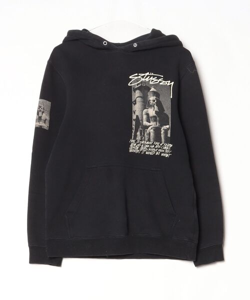 STUSSY（ステューシー） プルオーバーパーカー S ブラック メンズ