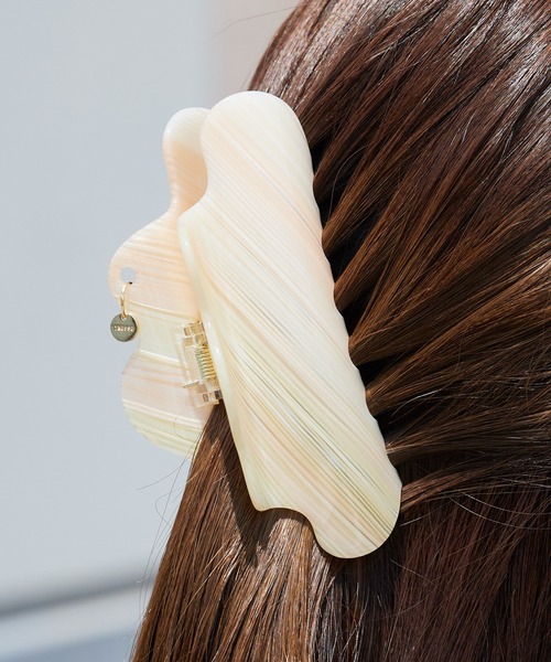TRESSE（トレス） ヘアクリップ neige big clip ヘアクリップ リボン