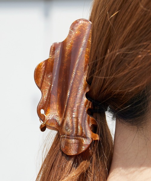 TRESSE（トレス） ヘアクリップ neige big clip ヘアクリップ リボン
