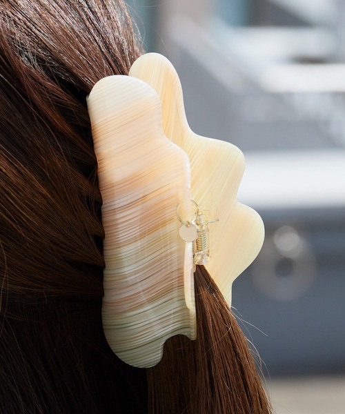 TRESSE（トレス） ヘアクリップ neige big clip ヘアクリップ リボン
