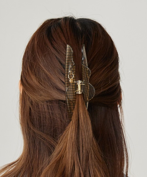 TRESSE（トレス） ヘアクリップ neige big clip ヘアクリップ リボン