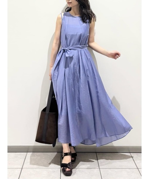 FRAY I.D ワンピース ブルー 新品】FRAY I.D 2wayネック シャツ