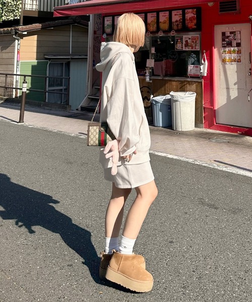 「Alley by w closet」 セットアップ FREE グレー レディース_画像3