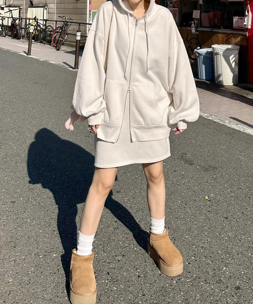 「Alley by w closet」 セットアップ FREE グレー レディース_画像4