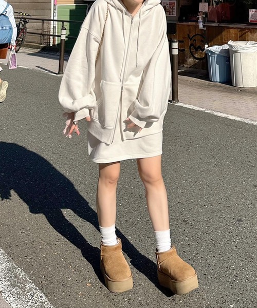 「Alley by w closet」 セットアップ FREE グレー レディース_画像8