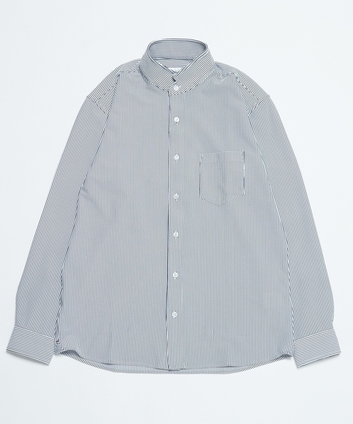「MEN'S MELROSE」 長袖シャツ 2 ブラック メンズ_画像8