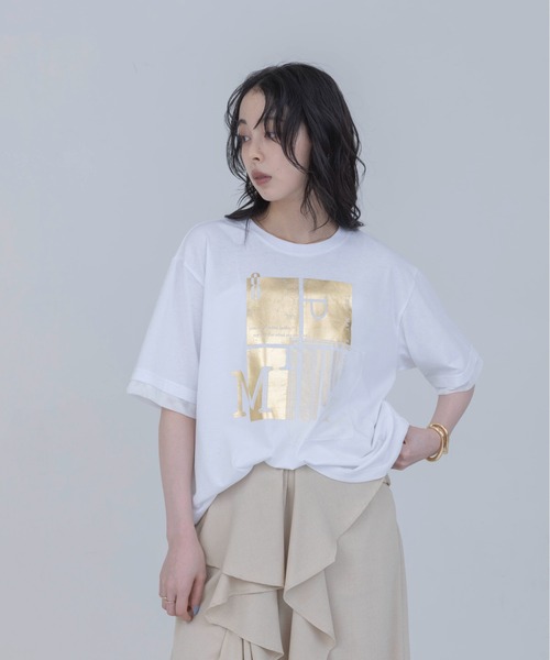 【新品・未使用】Eimee Law Tシャツ Eimee Law（エイミーロウ） 半袖Tシャツ FREE オフホワイト レディース
