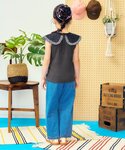 tシャツ 「リンク」衿デザインノースリーブトッ...の詳細画像4