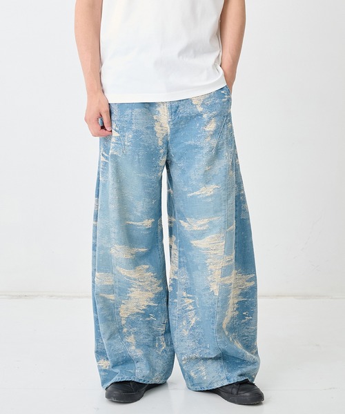 TAG（PORTER） ワイドパンツ ジーンズ 「TAAKK/ターク」DENIM CURVED