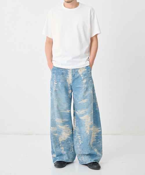 TAG（PORTER） ワイドパンツ ジーンズ 「TAAKK/ターク」DENIM CURVED
