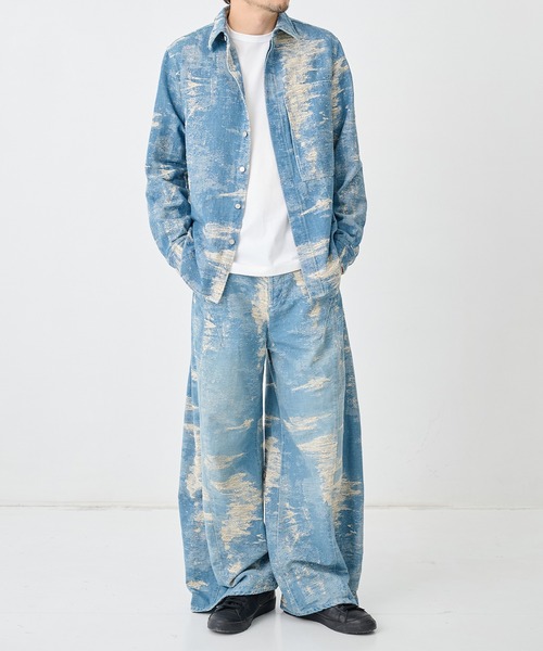 TAG（PORTER） ワイドパンツ ジーンズ 「TAAKK/ターク」DENIM CURVED