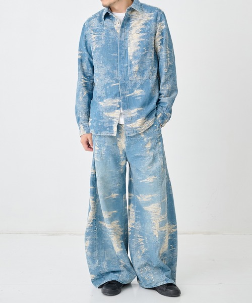 TAG（PORTER） ワイドパンツ ジーンズ 「TAAKK/ターク」DENIM CURVED