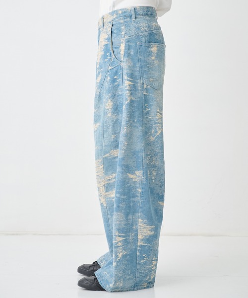 TAG（PORTER） ワイドパンツ ジーンズ 「TAAKK/ターク」DENIM CURVED
