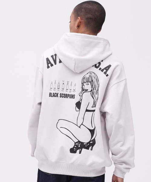 AVIREX（アヴィレックス） パーカー 「WEB＆DEPOT限定」BLACK SCORPION