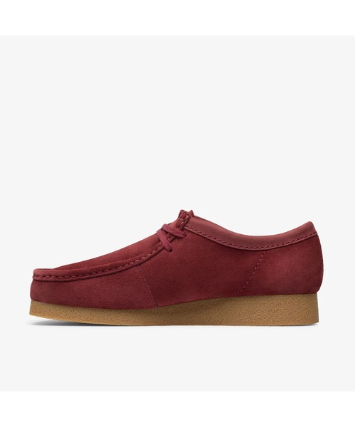 Clarks（クラークス） デッキシューズ UK6.5 バーガンディー メンズ