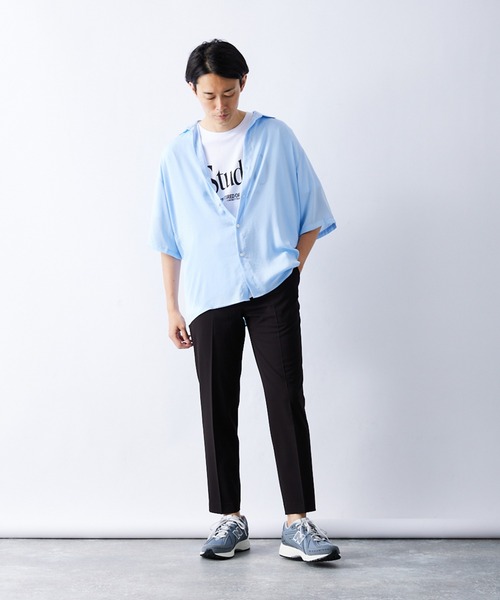 「417 EDIFICE」 スラックス S アッシュブラウン メンズ_画像8