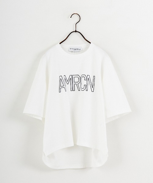 「AMERICANA」 半袖Tシャツ ONE SIZE イエロー レディース_画像3