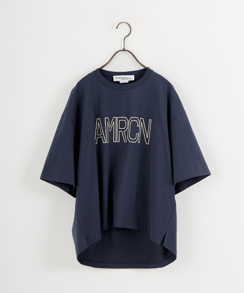 「AMERICANA」 半袖Tシャツ ONE SIZE イエロー レディース_画像4