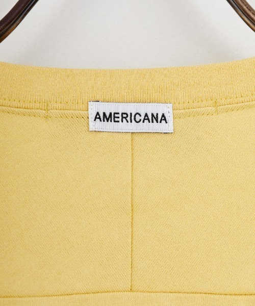 「AMERICANA」 半袖Tシャツ ONE SIZE イエロー レディース_画像9