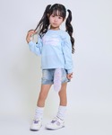 tシャツ くもモチーフグラデーションロンT キ...の詳細画像5