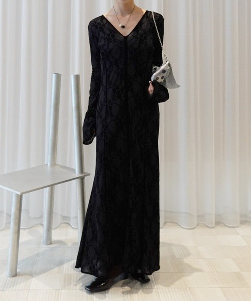 完売品✨【AMERI】アメリ フェザースリットドレス 黒 （F） Ameri（アメリ） ドレス SHEER FLOCKY MERMAID DRESS : ZOZOTOWN Yahoo