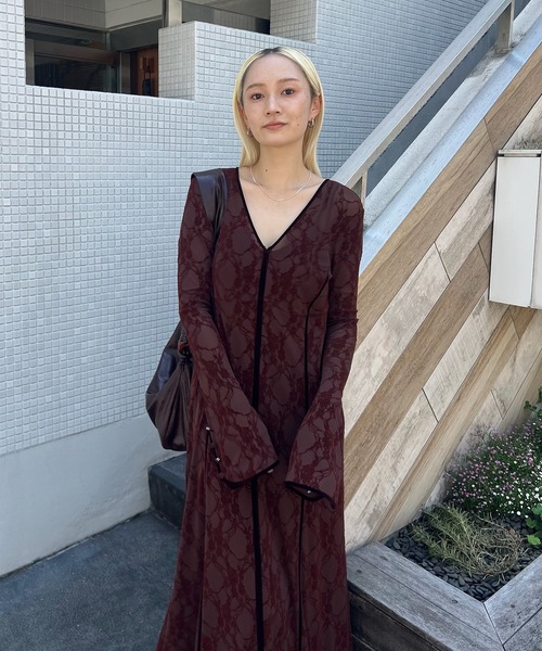 Ameri（アメリ） ドレス SHEER FLOCKY MERMAID DRESS : ZOZOTOWN Yahoo