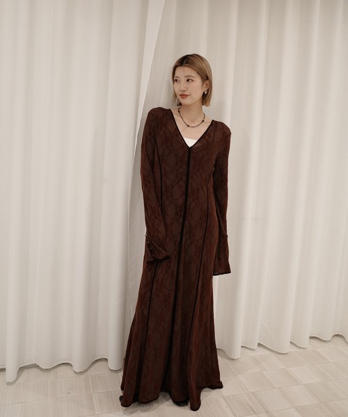 Ameri（アメリ） ドレス SHEER FLOCKY MERMAID DRESS : ZOZOTOWN Yahoo