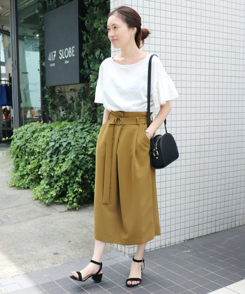 SLOBE IENA（スローブイエナ） シャツ ブラウス リネンボートネック