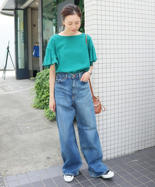 SLOBE IENA（スローブイエナ） シャツ ブラウス リネンボートネック