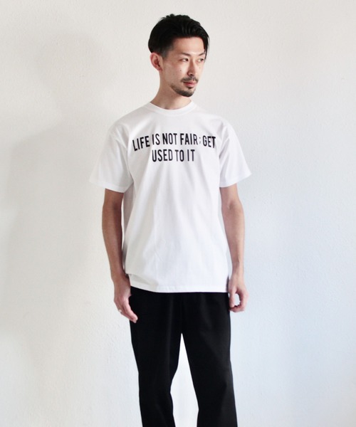 blank by words tシャツ 「LIFE IS NOT FAIR」 TEE メンズ レディース