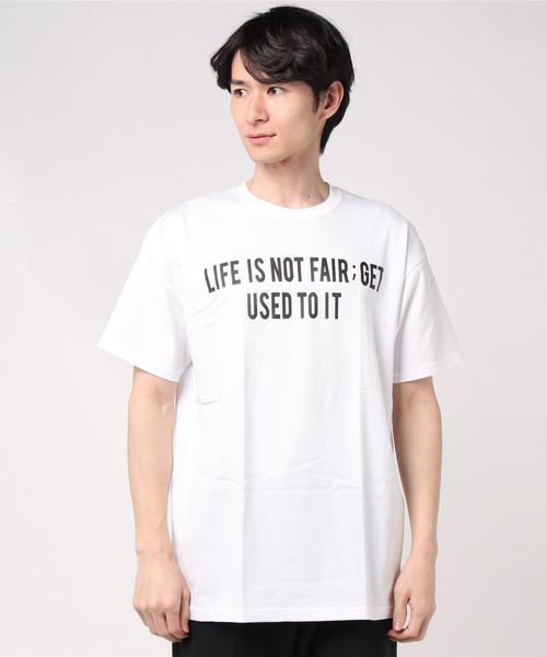 LIFE IS UNFAIR グラフィックプリント Tシャツ M 新規ブランド〈Life is Unfair〉紹介！｜ビームスT 原宿｜BEAMS