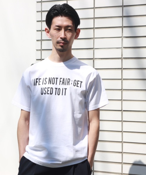 blank by words tシャツ 「LIFE IS NOT FAIR」 TEE メンズ レディース
