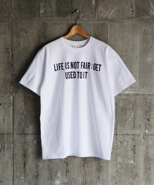 blank by words tシャツ 「LIFE IS NOT FAIR」 TEE メンズ レディース