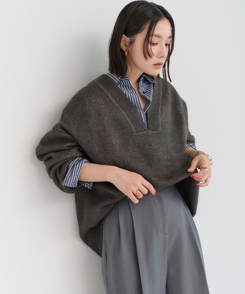 Bonjour Sagan（ボンジュールサガン） ニット セーター ディープV