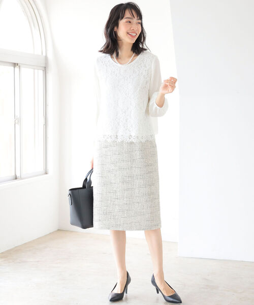 超特価新品 スカート スカート 22MO ZOZOTOWN PayPayモール店 - 通販 - PayPayモール B:MING by BEAMS / ツイード タイト 安い即納