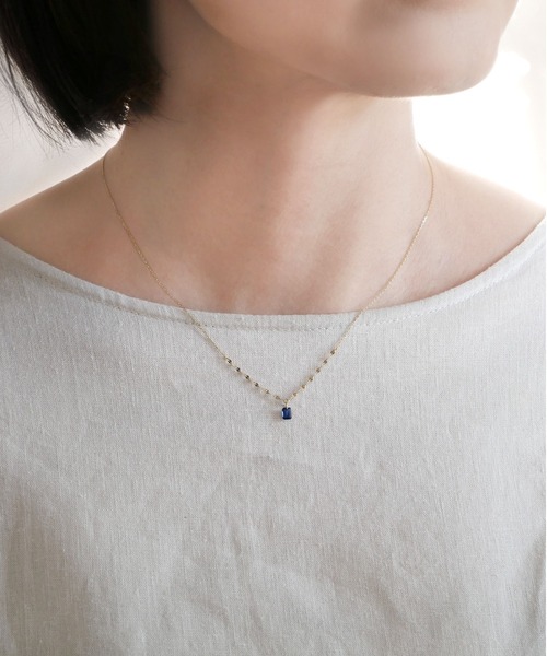 va vendome aoyama ネックレス K10イエローゴールド サファイア