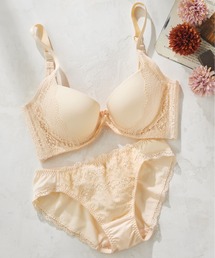 ブライトメルティフラワー育乳脇高ブラジャー&フルバック