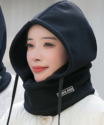 DAY CLOSET ネックウォーマー スヌード 3WAYワッフル風ニット