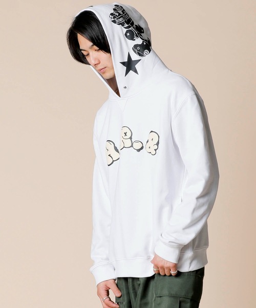 ADMIX/ATELIER SAB MEN パーカー 「Hollywood Rich.＆」パンクベア
