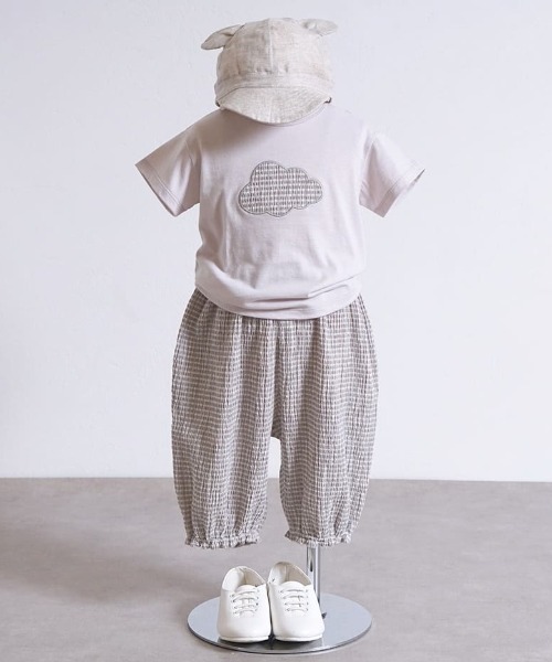 ホコモモラ Jocomomola Monotono フラワー刺繍パンツ （ライト