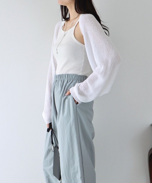IENA コットンクロシェショートボレロ IENA（イエナ）の「コットンクロシェショートボレロ