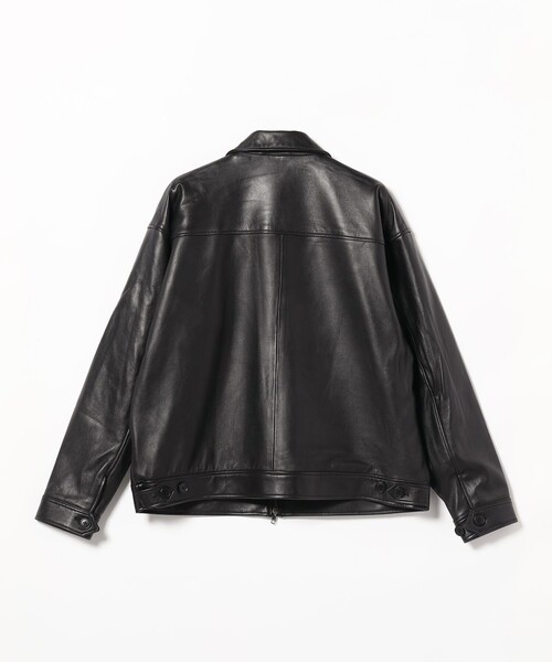 美品 ビームス スタジャン ラムレザー ブルゾン ジャケット ブラック Mサイズ 楽天市場】BEAMS レザー ブルゾン ビームス メン ジャケット