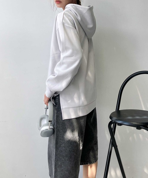 AS KNOW AS（アズノゥアズ） パーカー サイドポケット ダンボール