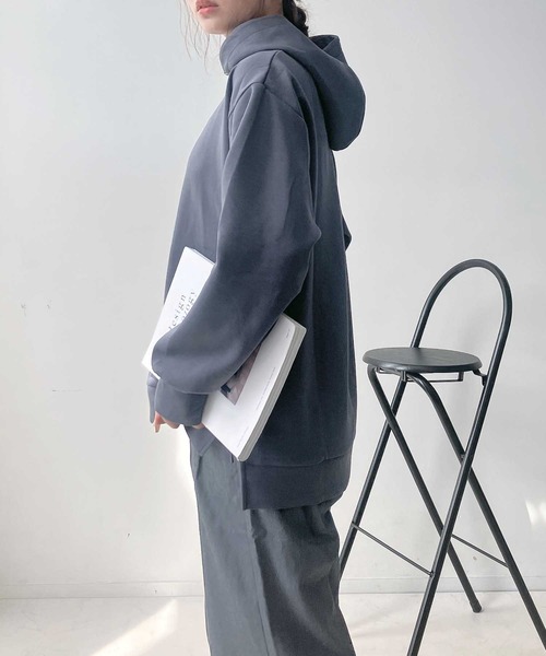 AS KNOW AS（アズノゥアズ） パーカー サイドポケット ダンボール