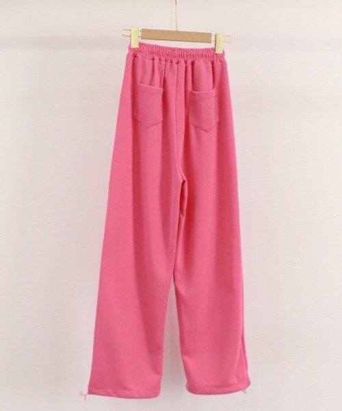 【新品未使用】wmmwジャージパンツwhatmeemeewantsロゴ入販売終了 HEART DRIP WAPPEN PANTS -PINK- | WALKIN STORE WEB SHOP