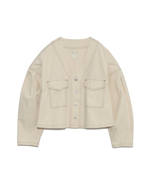 NAISSANCE 17SS ミリタリーショートジャケット＋ベスト セット NAISSANCE - NAISSANCE 17SS ミリタリーショートジャケット＋