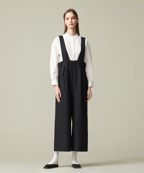 Y's ブラックサロペット・オーバーオール J.PRESS YORK STREET サロペット オーバーオール 「WOMEN」ハイ